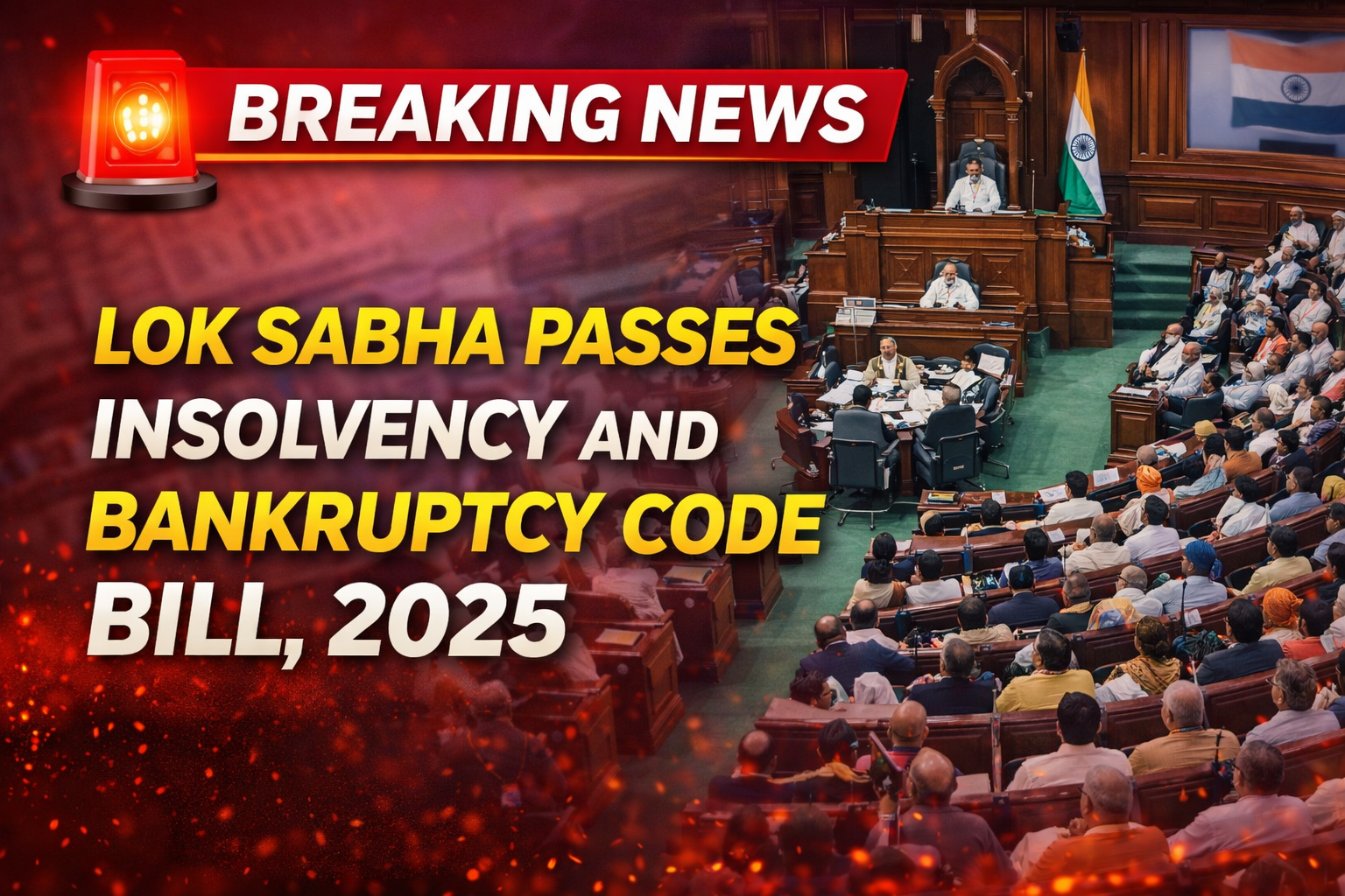 Lok Sabha Passes Insolvency and Bankruptcy Code (Amendment) Bill, 2025 Lok Sabha Passes Insolvency and Bankruptcy Code (Amendment) Bill, 2025