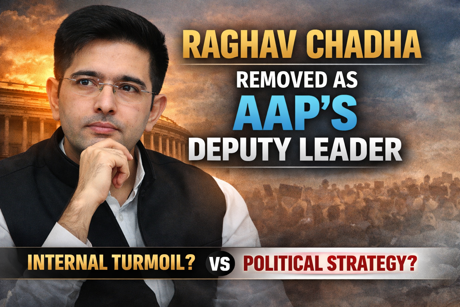 Raghav Chadha removed as AAP’s deputy leader in Rajya Sabha amid major internal party move