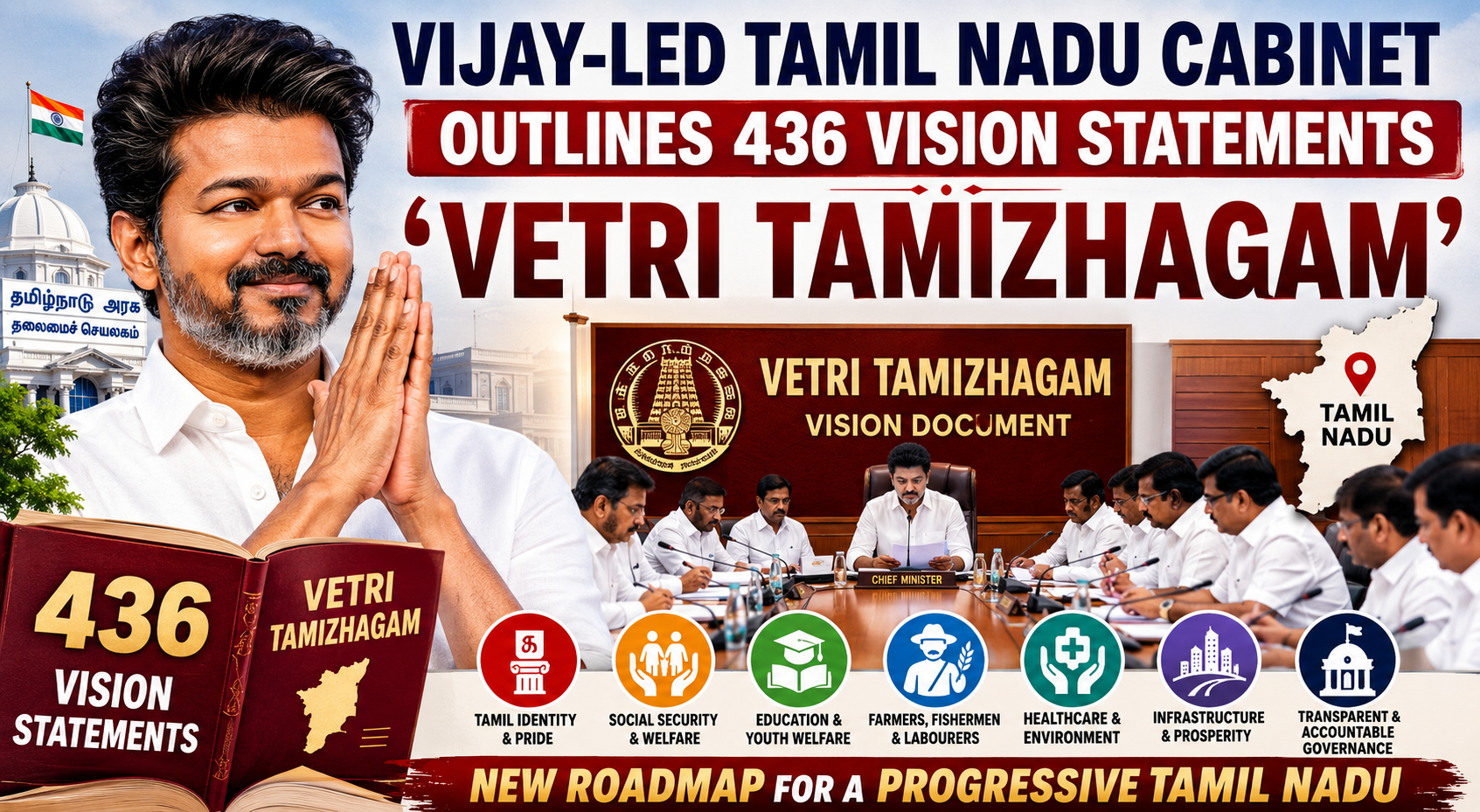 📰 Vijay-Led Tamil Nadu Cabinet Outlines 436 Vision Statements Titled ‘Vetri Tamizhagam’ 📰 Vijay-Led Tamil Nadu Cabinet Outlines 436 Vision Statements Titled ‘Vetri Tamizhagam’