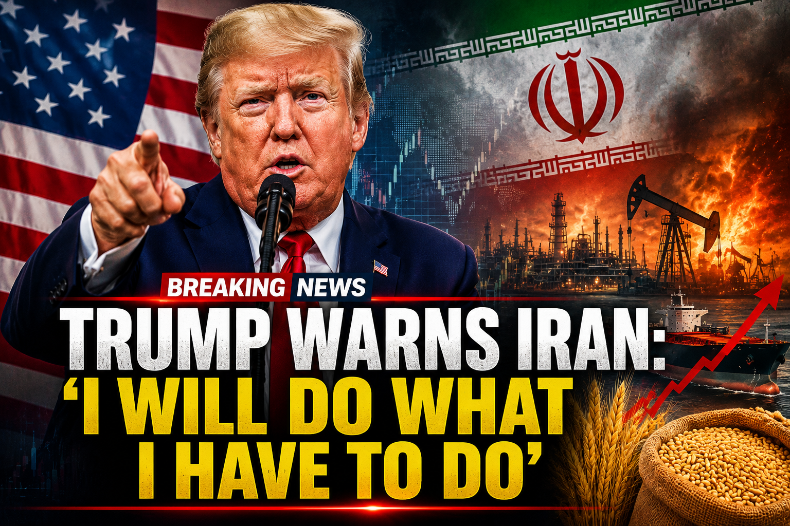 TRUMP WARNS IRAN: ‘I WILL DO WHAT I HAVE TO DO’